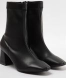 Trendyol Shoes Schwarze Stretch-Damenstiefel mit Reißverschluss und Blockabsatz für 15,38€ inkl. Versand (statt 23€) - Trendyol Neukunden!