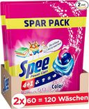 Spee Power Caps Color 4 + 1 (120 Waschladungen), Colorwaschmittel für Buntwäsche & Dunkles für 16,52€ inkl. Versand (statt 24€)