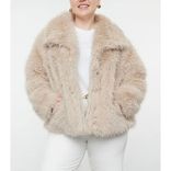 Trendyol Collection Pelzmantel - Große Größen für 21,83€ inkl. Versand (statt 36€) - Trendyol Neukunden!