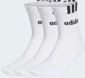 3er Pack adidas 3-Streifen Linear Half-Crew Cushioned Socken für 6,20€ inkl. Versand (statt 14€) - adiClub!
