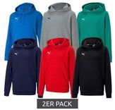 2er Sparpack Puma teamGOAL 23 Casuals Kinder Hoodies für 25,97€ inkl. Versand (statt 38€)