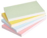 Amazon Basics Lernkarten liniert (A6, 200 Stück in Neonfarben – ideal für Studium und Notizen) für 1,98€ inkl. Prime Versand (statt 6€) - SparAbo!