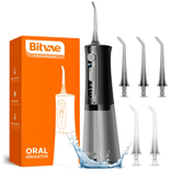 Bitvae Elektrischer Zahnreiniger (3 Modi & 5 Intensitäten) -  mit 6 Jet-Tipps (kabellos) für 11,99€ inkl. Prime Versand (statt 24€)
