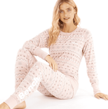 Bench Damen Soffi Loungewear Set Dunkelrosa Fairisle für 35,98€ inkl. Versand (statt 45€) - Gr. M & XL!
