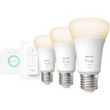 Philips Hue White E27 3er Starter Set inkl. Dimmschalter Starter Set Warmweiß für 59,99€ inkl. Versand (statt 69€)