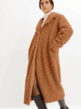 Bonprix Teddyfleece-Mantel in Eiskaffee für 44,98€ inkl. Versand (statt 65€)