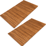 Deuba: Badematte 2er-Set (76 x 50cm) - Akazie FSC®-zertifiziert für 29,95€ inkl. Versand (statt 36€)
