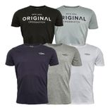 5er-Pack Crosshatch Herren Western T-Shirts Sortiment für 20,98€ inkl. Versand (statt 30€)