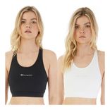 2er-Pack Champion Damen Tech BH Weiß/​Schwarz für 18,98€ inkl. Versand (statt 23€)