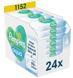 Pampers Harmonie Aqua Feuchttücher (24 x 48) - insgesamt 1152 Stück für 24,75€ inkl. Prime Versand (statt 31€)
