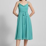 Jake*s Cocktail Knielanges Cocktailkleid mit Bindegürtel für 69,99€ inkl. Versand (statt 130€)
