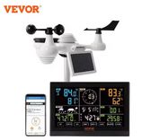 Vevor 7-in-1 WLAN Wetterstation mit 2,5-Zoll-Farbdisplay und Solarpanel für 60,31€ inkl. Versand (statt 84€)