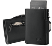 GSG - Since 1998 Herren Geldbörse aus Leder - Slim Wallet mit Münzfach für 12,49€ inkl. Prime Versand (statt 20€)