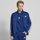 Adidas Sportswear Sweatjacke mit Stehkragen in dunkelblau für 34,89€ inkl. Versand (statt 40€)