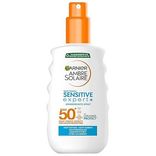 150 ml Garnier Sonnenschutz-Spray mit LSF 50+, Ambre Solaire Sensitive expert+ für 7,09€ inkl. Prime Versand (statt 10€)