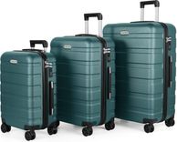 TAN.TOMI Kofferset 3 Teilig Hartschalenkoffer mit Zahlenschloss & Teleskopgriff für 83,99€ inkl. Versand (statt 120€) 