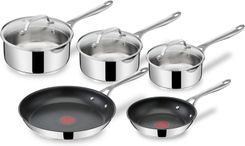 Tefal (E304S5) Jamie Oliver Cooks Direct On 8-teiliges Edelstahl-Pfannenset für 121,54€ inkl. Versand (statt 183€)
