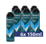 6x Rexona Men Nonstop Protection Deospray Cobalt Dry Anti Transpirant (150 ml) für 11,95€ inkl. Prime Versand (statt 18€)