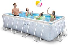 Intex (4m x 2m x 1m) Chevron Prism Rectangular Pool Set (26780GN) für 359,99€ inkl. Versand (statt 455€)
