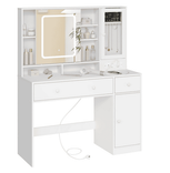 Woltu Schminktisch mit LED Beleuchtung (40T x 108B x 139H cm) für 90,71€ inkl. Versand (statt 150€) 