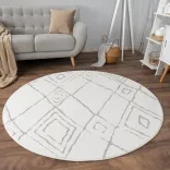 Teppich.de: Waschbarer Teppich Lutara - z.B. in Beige (160cm, rund) für 30,49€ inkl. Versand (statt 42€)