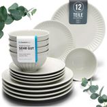 Pure Living Interior Design Steingut Geschirrset Hygge (12-tlg.) für 19,95€ inkl. Versand (statt 45€) - Prime!