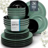Pure Living Interior Design Steingut Geschirrset Tokyo (24-tlg.) für 49,95€ inkl. Versand (statt 180€) - Prime!