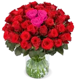 51 Rosen im Heartbeat-Strauß für 29,48€ inkl. Versand (statt 51€)