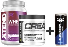 Vitafy: 1x Cor Perfomance Creatine (308g) + 1x Xtend Whey (810g) + 1x Flexergy Protein Energy Drink Blueberry (330ml) für 22,89€ inkl. Versand (statt 38€)
