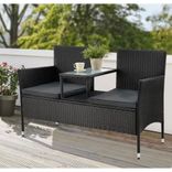 Juskys Polyrattan Gartenbank Monaco in zwei Farben für je 76,50€ inkl. Versand (statt 85€)