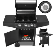 Juskys BBQ Gasgrill Louisiana 3 Brenner 8,1 kW - Gas Grillwagen inkl. Grillrost & Deckel  für 117€ inkl. Versand (statt 140€)