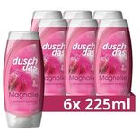 6x Duschdas Duschgel Magnolie Duschbad mit verwöhnender Duftformel (225 ml) für 5,35€ inkl. Prime Versand (statt 10€) - SparAbo!