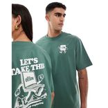 The North Face Explore Oversize-T-Shirt in verwaschenem Grün mit Rückenprint für 32€ inkl. Versand (statt 42€)
