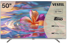 Vestel Fernseher 50UT9840 mit 50 Zoll (4K UHD Fernseher mit Dolby Vision HDR, SmartTV) für 249,99€ inkl. Versand (statt 300€)
