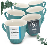 Pure Living Steingut Hygge Kaffeetassen für 6 Personen für 9,95€ inkl. Prime Versand (statt 15€)