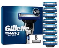 8er Pack Gillette Mach3 Turbo Rasierklingen (Original Gillette Ersatzklingen) für 14,20€ inkl. Prime Versand (statt 21€) - SparAbo!