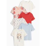 C&A: Super Sale mit bis zu 50% + 20% Extra Rabatt - z.B. 6er-Pack Blume Kurzarmshirts Kinder für 21,94€ inkl. Versand (statt 26€)