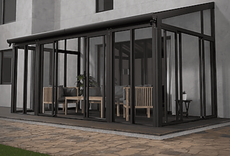 Juskys Wintergarten 15 m² in Grau mit Schiebetüren - UV-Schutz, wasserdicht & winterfest für 3.304,95€ inkl. Versand (statt 3.650€)
