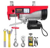 Vevor elektrische Seilwinde (Tragfähigkeit 1000 kg, 12 m Hubhöhe, 1600 W Kupfermotor, 10 m/min Hubgeschwindigkeit, inkl. Fernbedienung) für 124,44€ (statt 159€)