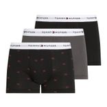 3er-Pack Tommy Hilfiger Herren Trunk Schwarz /​ Dunkel Asche /​ Pink Flag für 30,98€ inkl. Versand (statt 35€)
