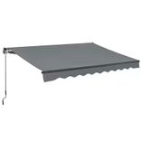 Juskys Markise 250x300cm für Terrasse & Balkon - mit Kurbel & Halterung (zwei Farben) für je 127,50€ inkl. Versand (statt 150€)