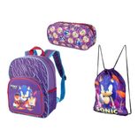 3-tlg. Lizenz Sonic the Hedgehog Kinder Back to School Set (Rucksack, Tasche, Mappe) für 12,94€ inkl. Versand (statt 20€)