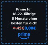 Amazon: Prime für 18-22 Jährige ganze 6 Monate kostenlos (danach 4,49€ monatlich)
