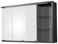 Mömax: Spiegelschrank in Anthrazit/Weiß (110/70/21 cm) für 261,23€ inkl. Versand (statt 310€)