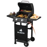 Grillmeister Gasgrill 2-Brenner (Memphis) mit Warmhalterost für 85,94€ inkl. Versand (statt 100€)