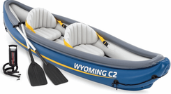 Intex Wyoming C2 Aufblasbares 2-Sitzer Kajak (307 x 89 x 53 cm) für 89,99€ inkl. Versand (statt 135€)