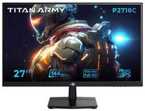 Titan Army P2718C - 27" FHD IPS Gaming Monitor (144Hz, HDR, 99% sRGB, 1x HDMI, 1x DP) für 70,45€ inkl. Versand (statt 85€)