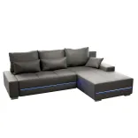 Juskys Sofa Davos mit LED, gemütliche Couch in L-Form mit Schlaffunktion für 720,01€ inkl. Versand (statt 800€) 