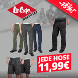 Lee Cooper Workwear Sale mit bis zu -73% Rabatt - z.B lange Arbeitshose für 11,99€ (statt 25€)
