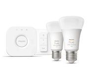 Philips Hue White Ambiance Starterset (2x E27 + Bridge + Dimmschalter) für 55,95€ inkl. Versand (statt 101€)